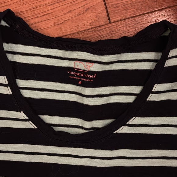 Vineyard vines, teal, and blue t-shirt dress-Medium - Picture 2 of 4